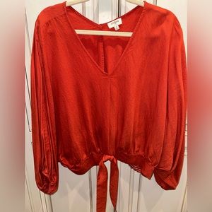 Umgee Medium Coral Blouse
